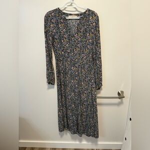 Floral Loft Long Sleeve Maxi Dress